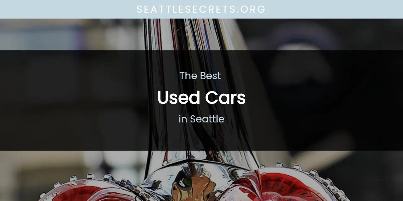 Seattle's Best Used Cars featured